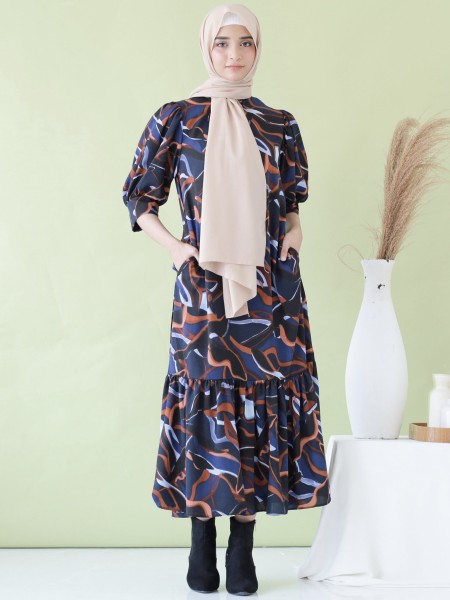 EID23 Juna Print Maxi Dress