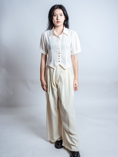 PT Pleated Wide Leg Pants