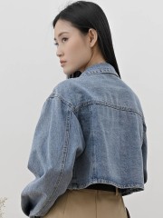 PT Calla Front Bow Denim Jacket RO1