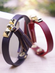 Fringe Leather Cuff