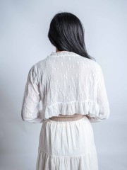 CORE Ruffles Lace Edge Cardigan