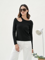 BFP Cut out knit tee