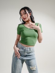 CORE 2 Way Wear Crop Tee