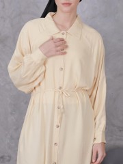 EID23 Mikha shirt dress with ribbon belt