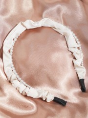 Double Silk and Pearl Hairband