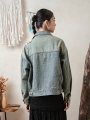 TW Augusta Flower Patch Denim Jacket