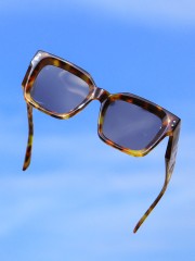 Blaze Oversize Tortoiseshell Acetate Sunglasses