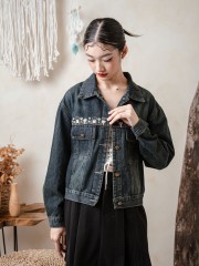 TW Annie Embellished Embroidery Denim Jacket