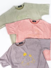 PT Park Life Applique Suede Tee