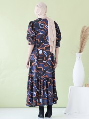 EID23 Juna Print Maxi Dress
