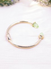 Cut-Out Stones Bangle