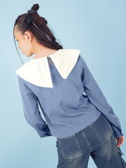 PT Ainy Wide Collar Top