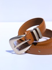 Holly Hock Leather Belt